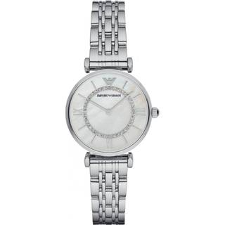 Emporio Armani Gianni T-bar Silver Dameur AR1908