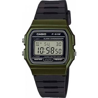 Unisex Casio VINTAGE Ur i Sort og Grøn (Ø 35 mm)