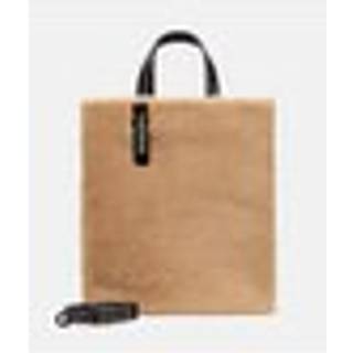 Liebeskind Paper Bag Shearling M Håndtaske brun/sort