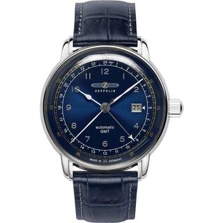 Zeppelin 7668-3 Los Angeles LZ126 Automatik GMT Herrenuhr 43mm 5ATM