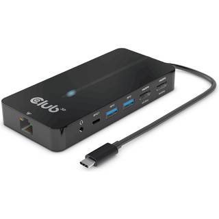 CLUB 3D Type-C 7-In-1 Hub With 2X