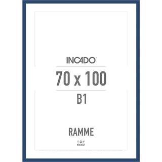 Træramme - Classic Blue -  Str:70 x 100 Cm