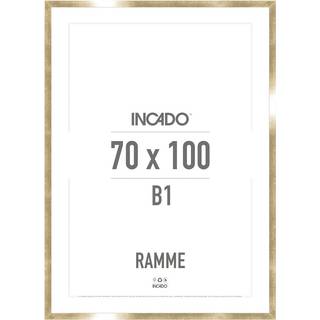 Træramme - Guld -  Str:70 x 100 Cm