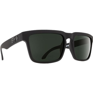 Spy HELM Polarized 673015973864 57 Solbriller Mænd Black - Soft Matte Black - 57mm