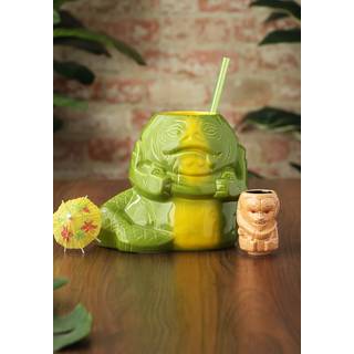 Geeki Tikis Star Wars Jabba the Hutt & Bib Fortuna krus | Officielle Star Wars -samlerobjekter Tiki -stil krussæt | Inkluderer en 40-ounce Jabba