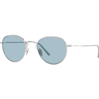 Prada Mand PR 53WS 05Q05I Solbriller Titanium Grå Blå Pantos Normal