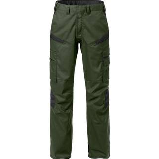 Fristads 129483 Bukser dame 2554 / Arbejdsbukser Armygrøn/Sort 46
