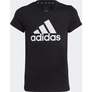 adidas Essentials Big Logo T-Shirt Girls - Black, White, Size 152 - black