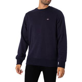 GANT Original Crew Neck Sweatshirt Evening Blue