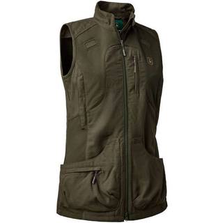 Deerhunter Women's Ann Extreme Waistcoat Softshellvest Damer størrelse 44 farve olivengrøn
