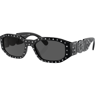 Versace Unisex VE4361 539887 Solbriller Nylon Sort Grå Geometrisk Normal
