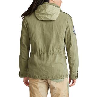 Polo Ralph Laurentil mænd. 710722923003 M65 kampjakke gr (M), Casual, Grøn, Bomuld, Lange ærmer
