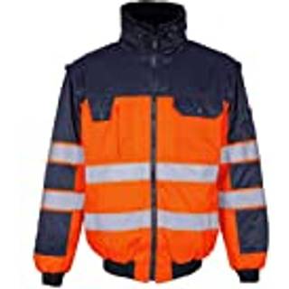 MASCOT® Pilotjakke Hi-Vis Orange/Marine 00920-660-141 M