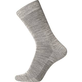 Lysegrå Egtved Uldstrømper "Ventilated Sole" Str. 40-45