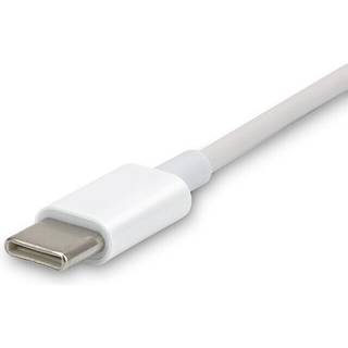 USB-C til USB-C 2.0 - 20V/3A - Hvid - 0.5 m