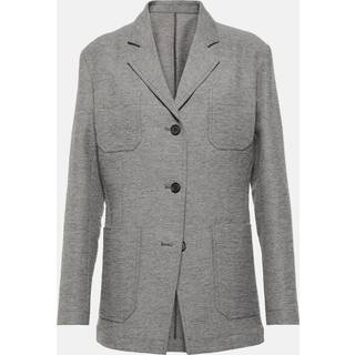 Toteme Fitted wool-blend blazer - grey - XS