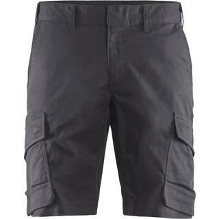 Blåkläder 1446 Industri Shorts stretch / Industri Arbejdsshorts stretch - C50 - Mellemgrå/Sort