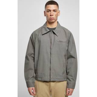 Urban Classics Overfarvet Workwear Jakke Mørk Grå