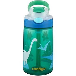 Contigo Gizmo flip Green jungl dino, 420ml - AUTOSPOUT - Drikkeflaske