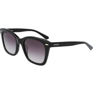 Calvin Klein Kvinde CK21506S 001 Solbriller Acetat Sort Grå Firkantet Normal Normal