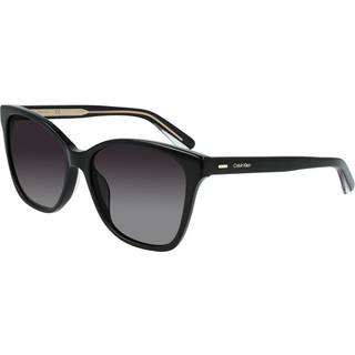 Calvin Klein CK21529S 001 55 Solbriller Mænd Black - Shiny Black - 55mm