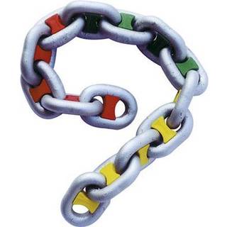 Kædemarkør / kædemarkering Osculati Chain Rainbow Marker, 3/8" (10 mm), gul, 8-pack