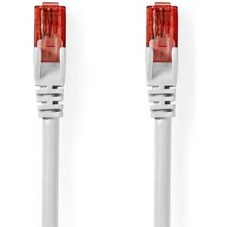 Nedis Kat 6 kabel | RJ45 Han | RJ45 Han | U/UTP | 10.0 m | Runde | PVC | Grå | Label