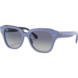 Ray - Ban Børn RJ9186S 71194L Solbriller Plast Violet Grå Firkantet Normal Skygge