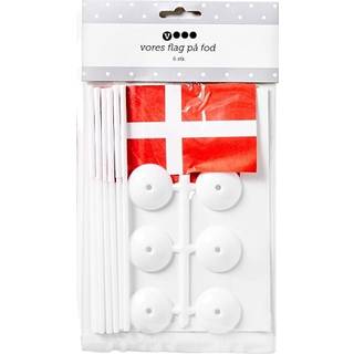 Salling bordflag med plastfod - Dannebrog (På lager i butik)