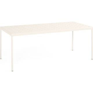 Hay - Balcony havebord, L190 cm. - Chalk Beige