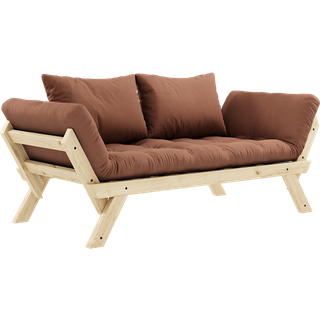 Bebop Sovesofa & Daybed Fra Karup Design i Massiv FSC Fyrretræ | Japandi - Klar lak - 759 Clay Brown