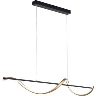 Paul Neuhaus Q-Swing hængelampe, antracit/messing