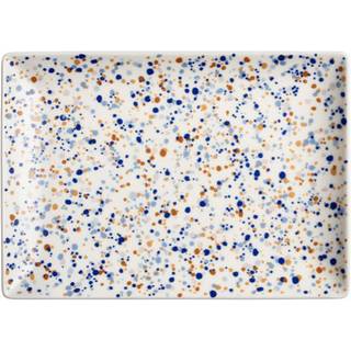 Iittala Oiva Toikka Helle A4 tallerken 21x29 cm Blå/Brun