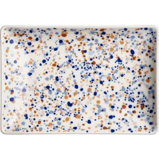 Iittala Oiva Toikka Helle A5 tallerken 15x21 cm Blå/Brun