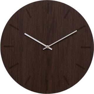 Hemverk Vægur Mørk Eg Silver Ø28 cm