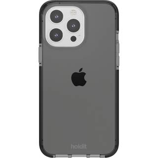 Holdit Seethru iPhone 15 Pro Max-etui (sort) - På lager i butik
