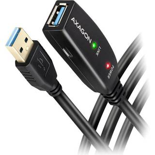 Axagon N ADR-310 USB 3.2 Gen 1 A-M -> A-F aktivni prodluovaci repeater kabel USB-kabel USB 3.2 Gen 1 (3.1 Gen 1) 10 m USB A Sort