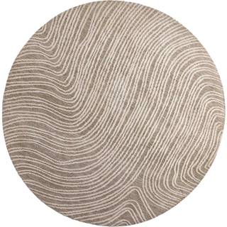 Melle rundt tæppe Ø200 cm beige