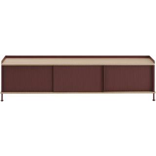 Muuto Enfold Sidebord 186x45 Eg/Deep Red