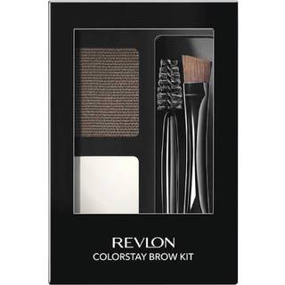 Revlon Eyebrow Kit ColorStay Brow Kit Eye Makeup med Longwearing Brow Powder Pomade Spoolie & Angleed Brush Tip 102 M?rkebrun 0,08 oz