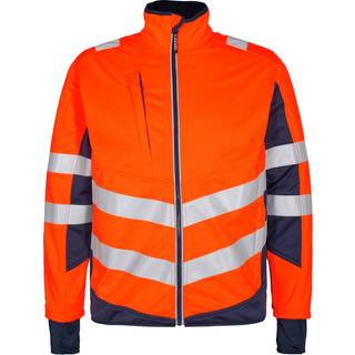 ENGEL Safety softshelljakke Orange/Blue ink 1158-237 L