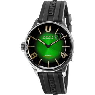U-Boat 9502 Darkmoon Green SS Soleil Herrenuhr 40mm 5ATM