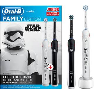 Braun Oral-B Pro 2 Duo Family Edition Star Wars - Sort/Hvid