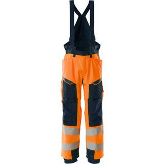 MASCOT ACCELERATE SAFE vinterbukser, hi-vis orange/mørk marine - 5XL