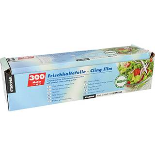 Husholdningsfilm med praktisk sikkerhedsskæresystem Cut-box 30 cm x 300 m PVC