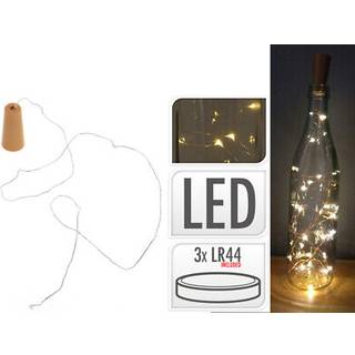 Flaskeprop m/8 LED lyskæde