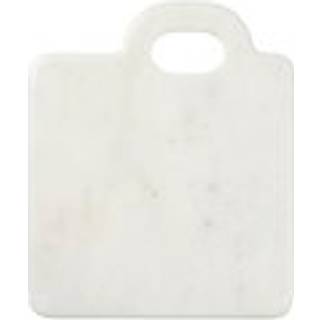 Broste Copenhagen Olina skærebræt 26x30 cm White marble
