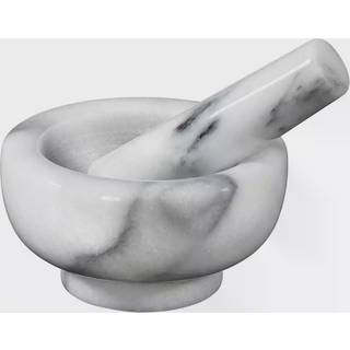Küchenprofi Mörser Marmor mit Stößel Weiß Ø 9,7cm
