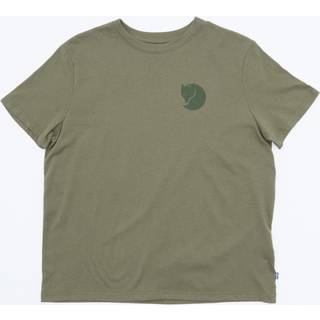 Fjällräven Women's Fox Boxy Logo Tee Green, XS
