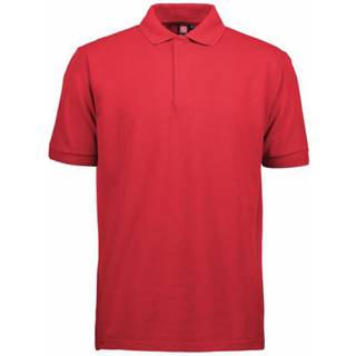 ID 0330 PRO Wear poloshirt trykknap Rød XS